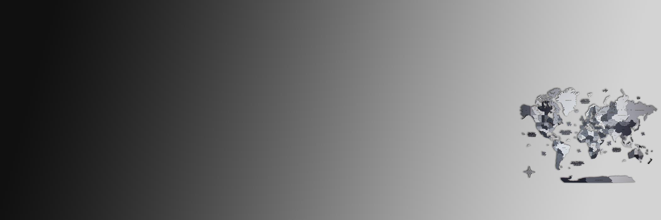 Banner For Colored World Maps Menu