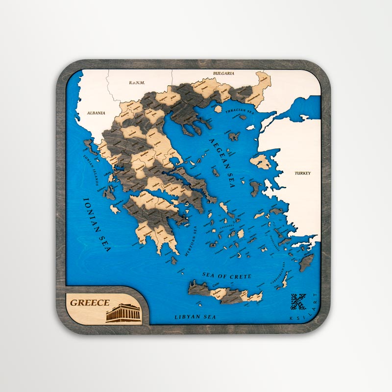 Menu For Standard Greek Maps